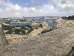 Valletta pohled z Hastingsových zahrad